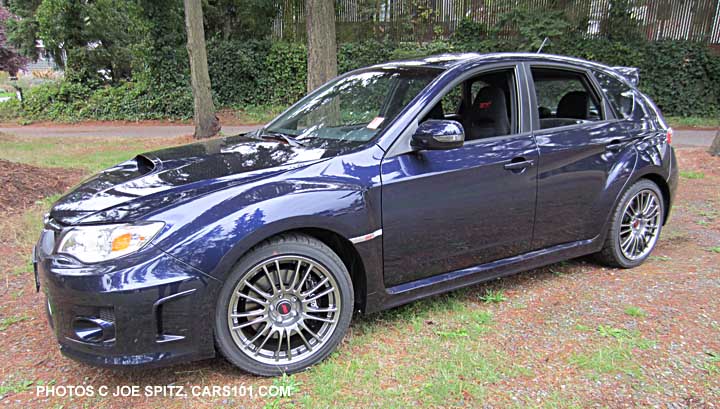 2014 subaru impreza sti 5 door hatchback, plasma blue color