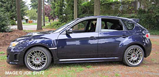 2014 impreza sti 5 door, plasma blue