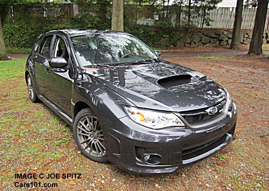 2014 wrx 5 door, dark gray front view