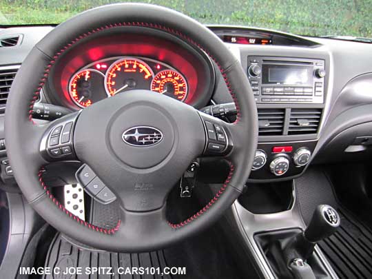 2014 subaru impreza wrx steering wheel, leather wrapped