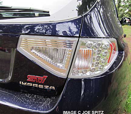 2014 subaru imopreza wrx, sti taillight, plasma blue color