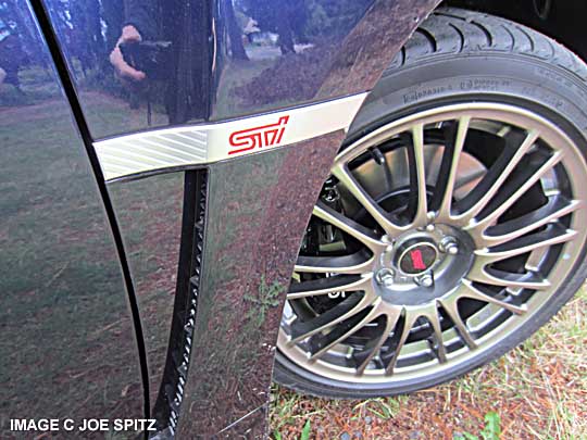 2014 subaru sti 5 door BBS 18" alloy wheel