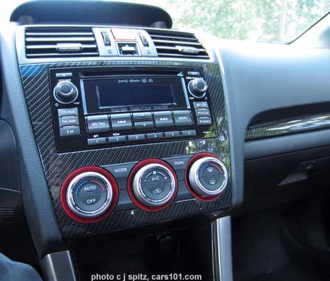 2015 WRX stereo, climate control console