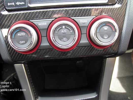 2015 STI climate control knobs