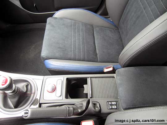 2015 STI front cupholder with sliding cover