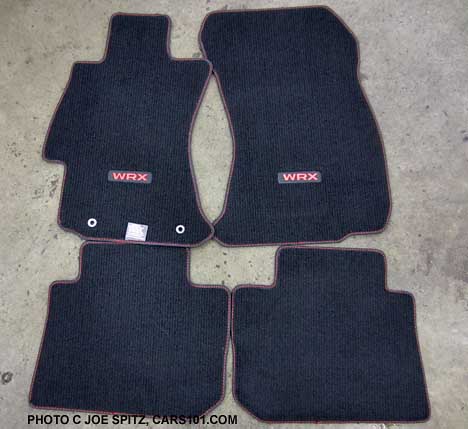 2015 WRX floor mats