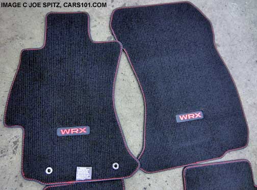 2015 Subaru WRX carpeted floor mats