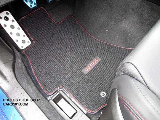 WRX driver's carpeted floor mat