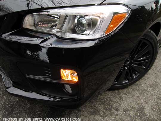 2015 WRX front headlight, black