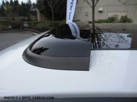 optional moonroof air deflector, 2015 WRX and STI