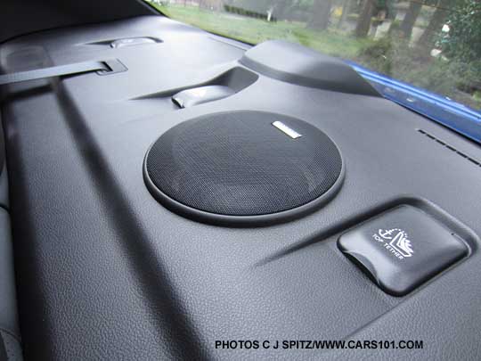 WRX parcel shelf with Harman Kardon speaker