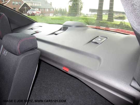 WRX parcel shelf