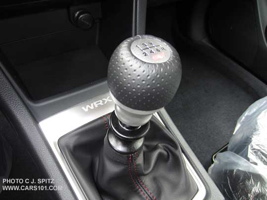 WRX optional STI leather shift knob