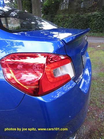 2015 WRX Premium and Limited standard lip spoiler