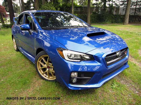 WR Blue STI Launch Edition front end