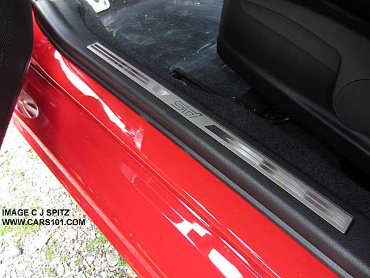 2015 STI with STI door sill plate