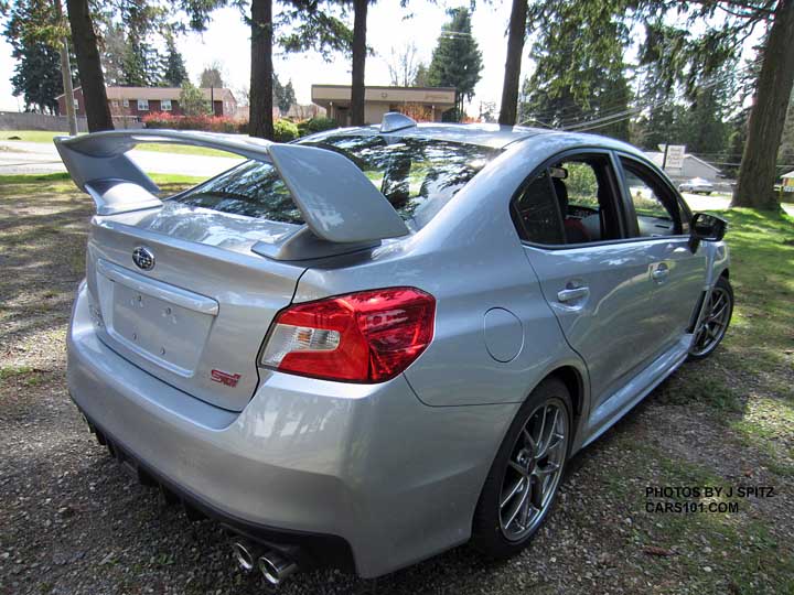 2015 STI rear view