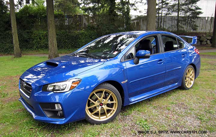 2015 STI Launch Edition- only 1000 made, all WR Blue with gold 18" BBS alloys