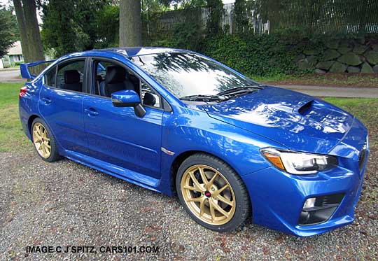 2015 STI Launch Edition- only 1000 made, all WR Blue with gold 18" BBS alloys