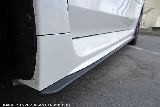 2015 Subaru WRX and STI optional side underspoiler