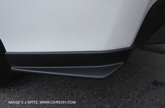 2015 Subaru WRX and STI optional rear underspoiler