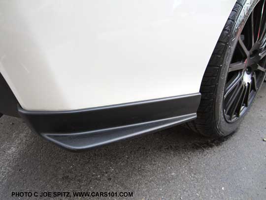2015 Subaru WRX and STI optional rear underspoiler