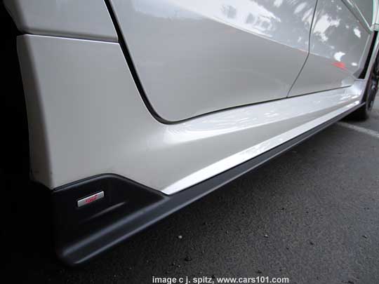 2015 Subaru WRX and STI optional side underspoiler