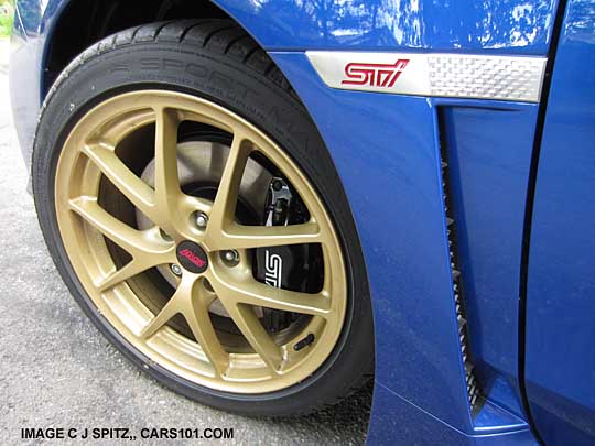 2015 STI Launch Edition- only 1000 made, all WR Blue with gold 18" BBS alloys,