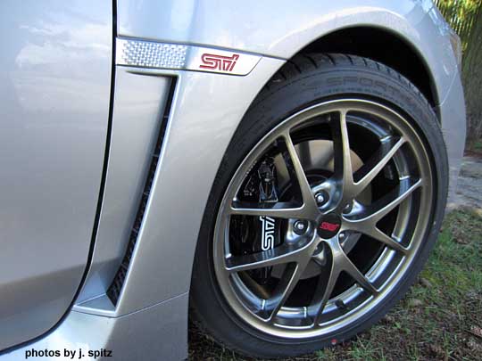 2015 STI alloy wheel