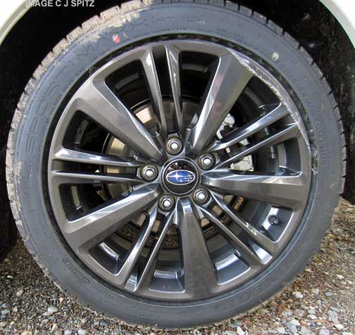 17" gray WRX  alloy wheel