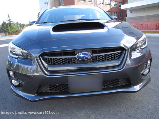 2-15 wrx front grill, dark gray shown