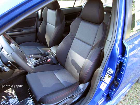 WRX Limited driver's seat