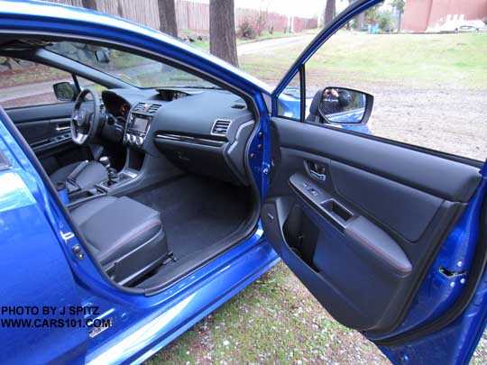 front passenger door, WRX