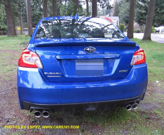 2015 WRX rear view