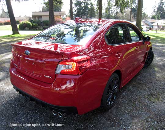 WRX with spoiler