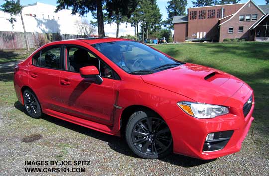 red 2015 wrx premium sedan