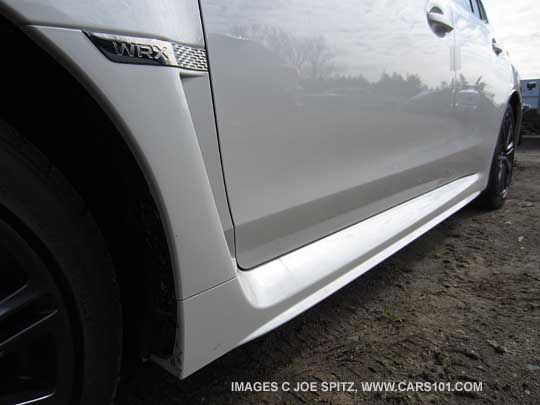 2015 WRX rocker panel, looking to the back