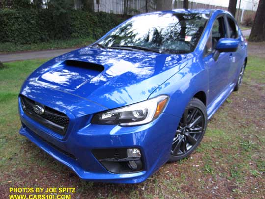 2015 wrx limited sedan, wr blue