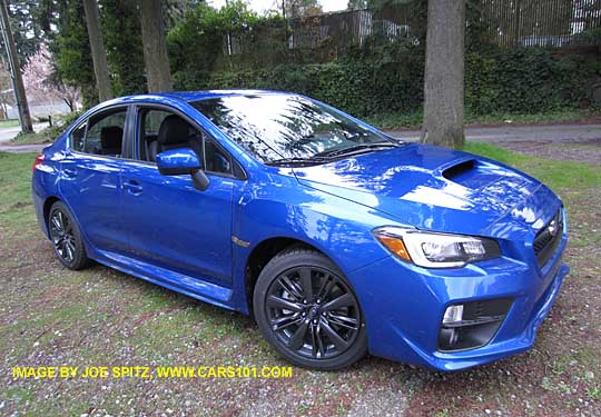 Limited 2015 WRX sedan, wr blue