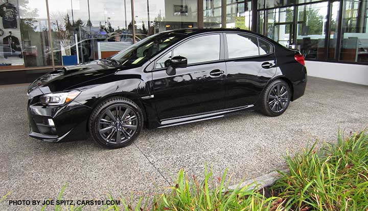 2015 WRX, black shown