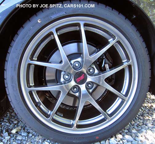 2016 Subaru STI Limited 18" BBS alloy wheel