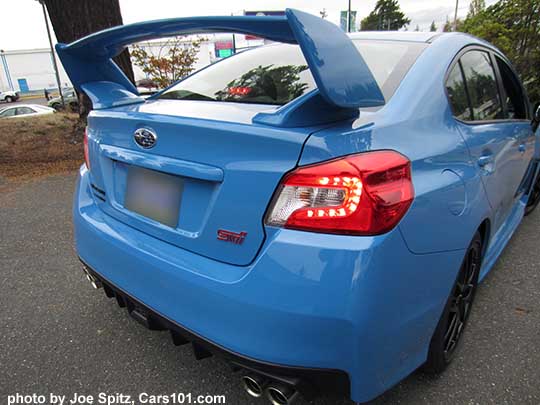 2016 WRX and STI LED brakes light. STI Series.HyperBlue shown