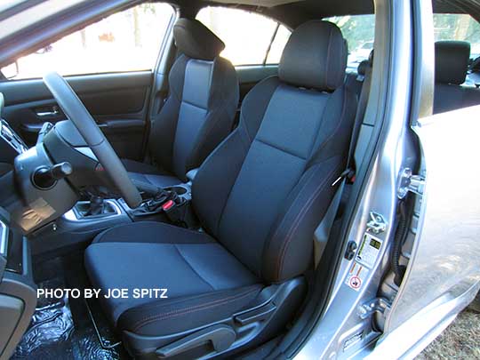 2016 WRX Premium driver's seat