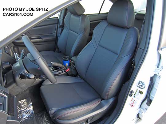 2016 WRX Limited gray leather driver's seat