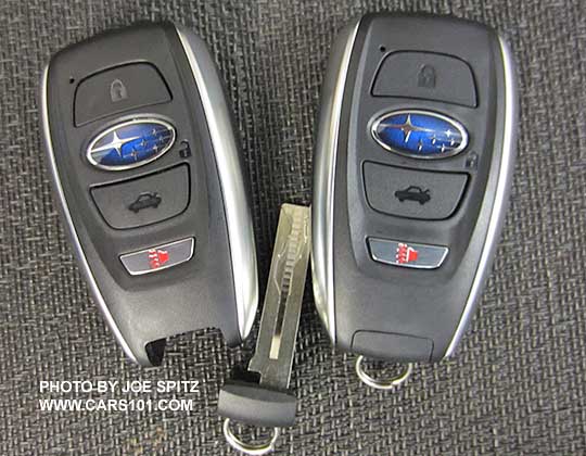 2017 and 2016 Subaru WRX and STI two pushbutton start keyless access proximity key fobs