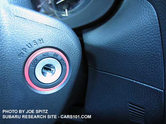 2016 WRX and STI standard ignition key cylinder