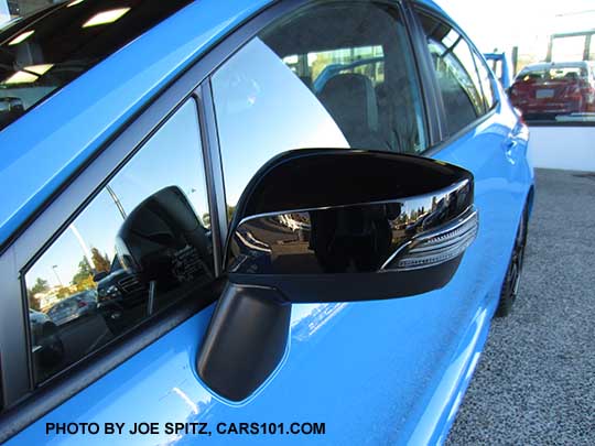 2016 Subaru STI Series.HyperBlue gloss black outside mirror. Only 700 Series hyperBlues will be made