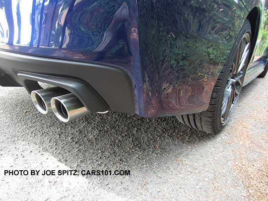 lower rear quarter panel 2016 Subaru WRX STI, lapis blue pearl