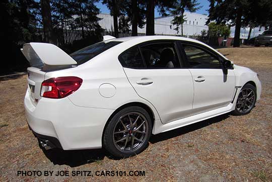 white 2016 Subaru STI