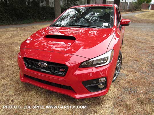 front grill Pure Red 216 WRX STI